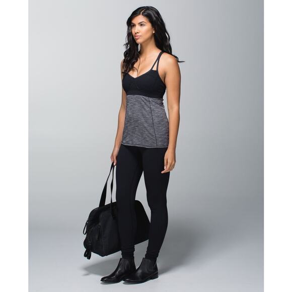 Lululemon Wunder Under Leggings Women’s Shine Dot‎ Roll Down Pants Black Size 8
